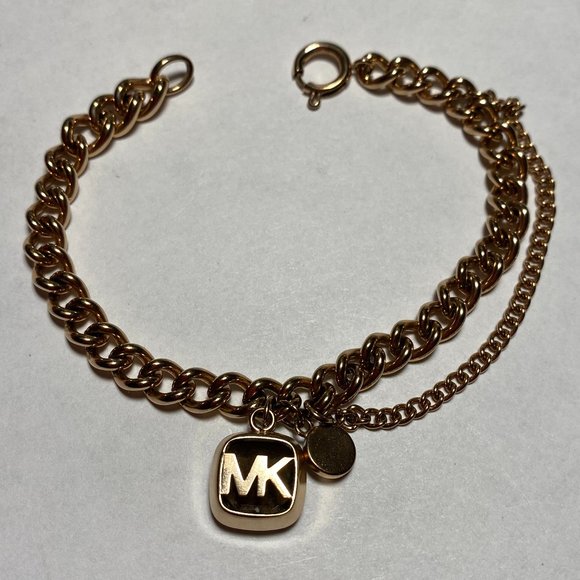 Michael Kors Gold Tone Chain Link Bracelet - Picture 3 of 5